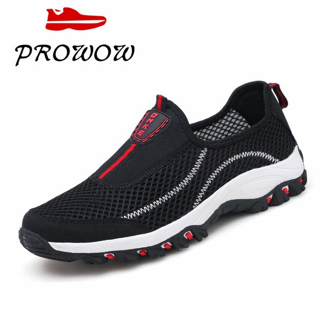 2020 Summer Men Outdoor Sneakers Air Mesh Breathable Shoes Slip On Casual Shoes Male Lightweight Comfortable Tenis Masculino Men
