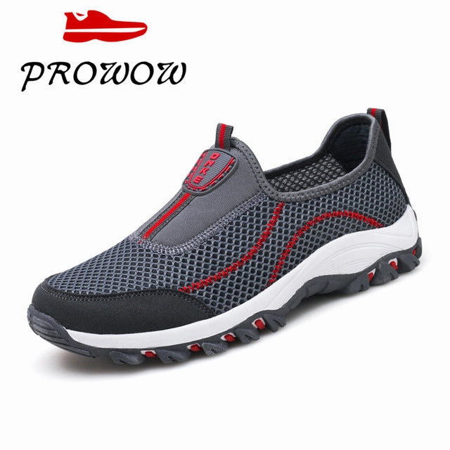 2020 Summer Men Outdoor Sneakers Air Mesh Breathable Shoes Slip On Casual Shoes Male Lightweight Comfortable Tenis Masculino Men