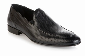 Knit Loafers 8505 Good Man Shoes / Black