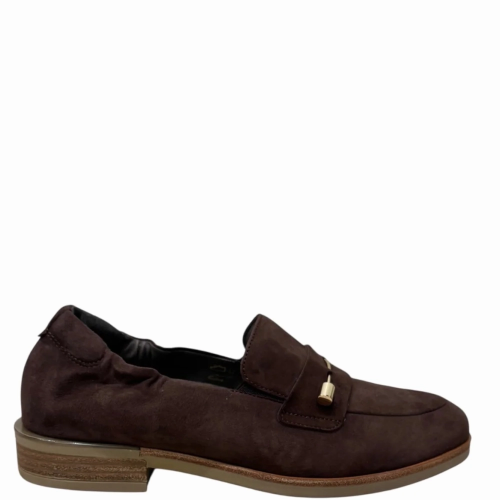 Veronica Beard Suede Loafers 8.35.55 FONDENTE