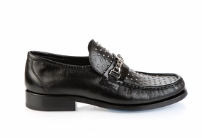 9002 John Richmond Shoes / Black Golf Loafers