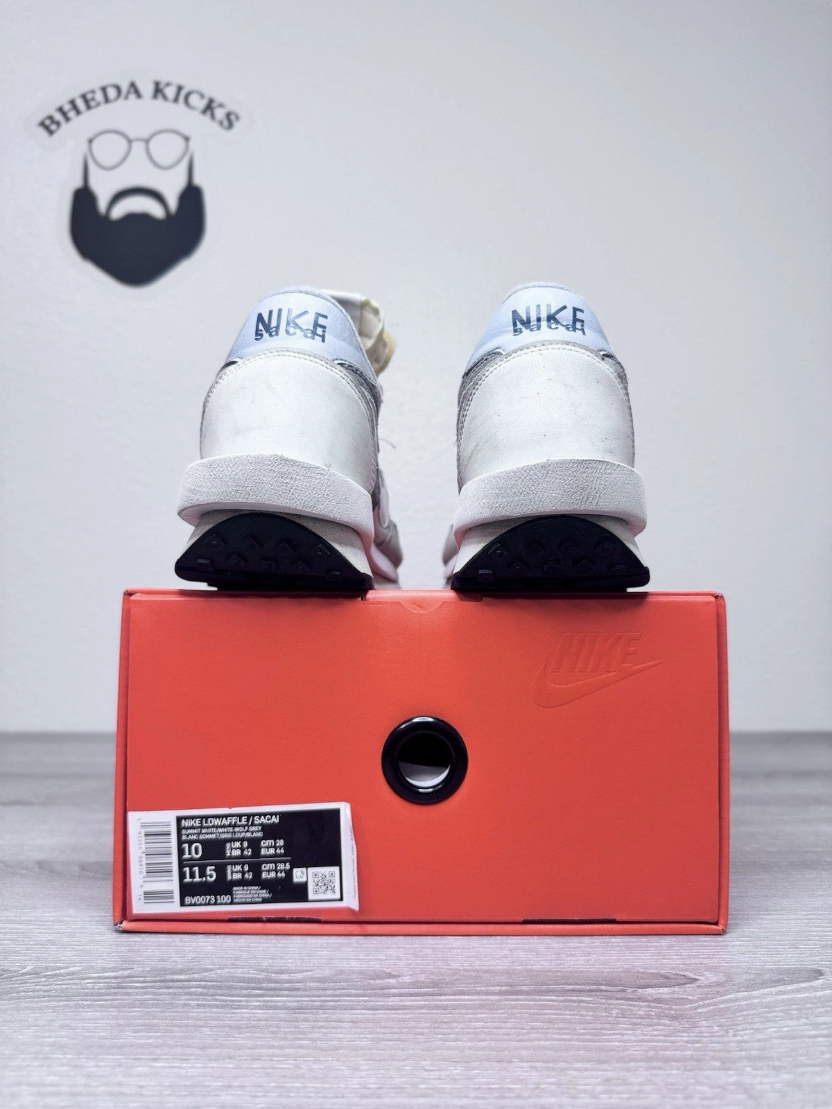 Asics Daily Trainer Shoes Size 10 - Nike LDWaffle Sacai Summit BV0073-100 Mesh Suede White Wolf Grey