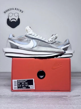 Top 5 Asics Running Shoes Size 10 - Nike LDWaffle Sacai Summit BV0073-100 Mesh Suede White Wolf Grey