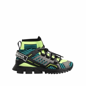 Best Sneakers For Wide Flat Feet Dolce & Gabbana Multicolor Sorrento Socks Men Sneakers Shoes