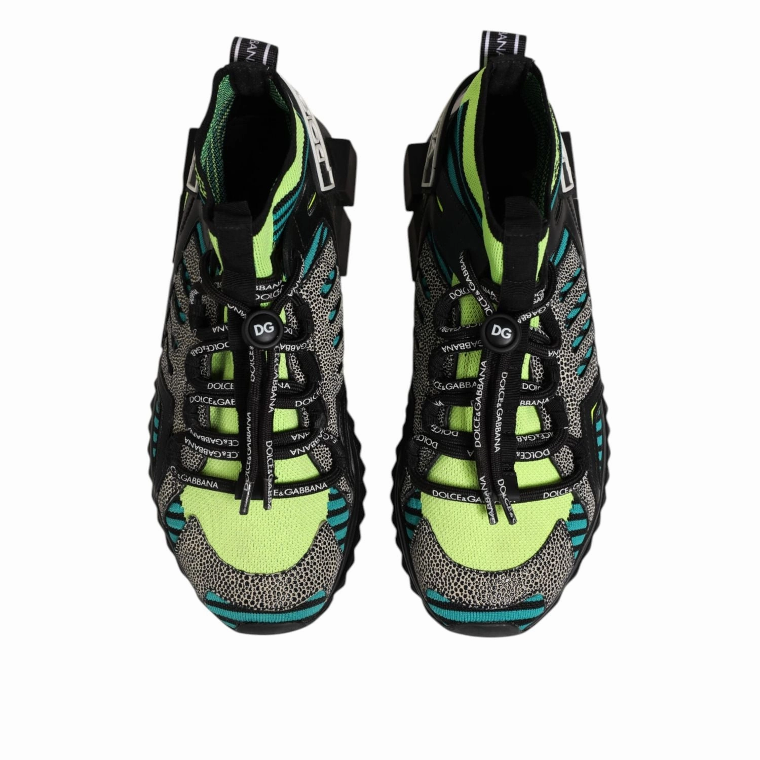 Dolce & Gabbana Multicolor Sorrento Socks Men Sneakers Shoes Shoe Carnival Sneakers