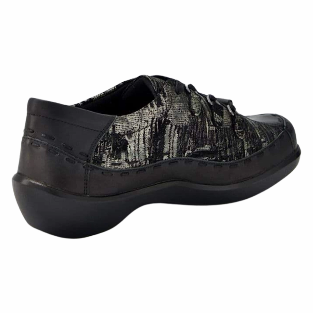 Ziera Allsorts Black/Khaki Leather Shoe (Women's) Shox Tl Casual Shoes