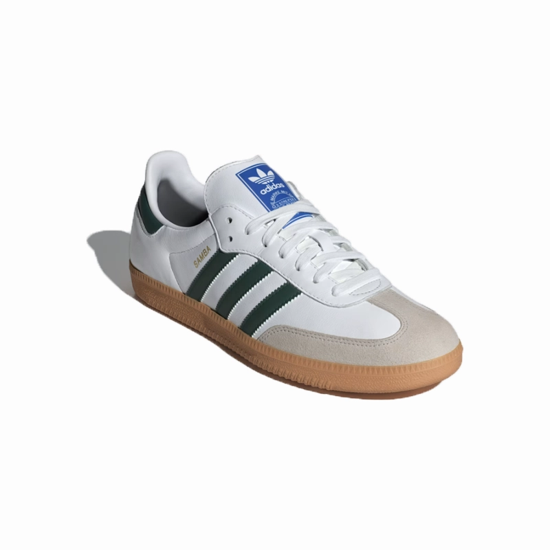 Rack Room Shoes Adidas adidas - Samba OG - Cloud White/Collegiate Green - Unisex [IE3437]