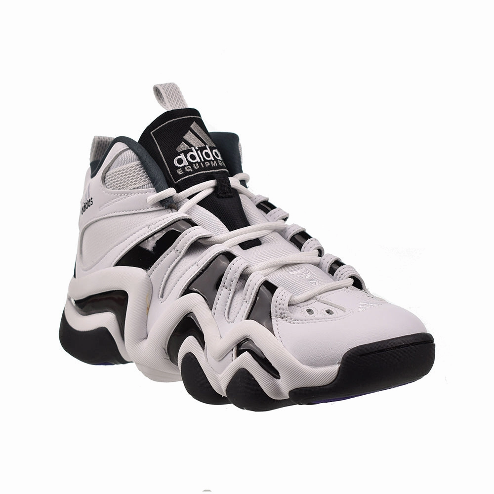 Adidas Crazy 8 Men's Shoes Cloud White-Core Black-Collegiate Purple Cheap Adidas Gazelle Shoes