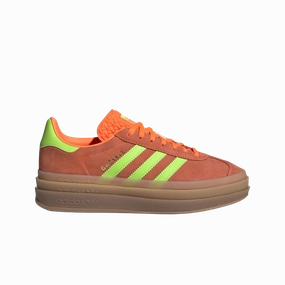 adidas Gazelle Bold Solar Orange Solar Green (W) Ortholite Adidas Shoes