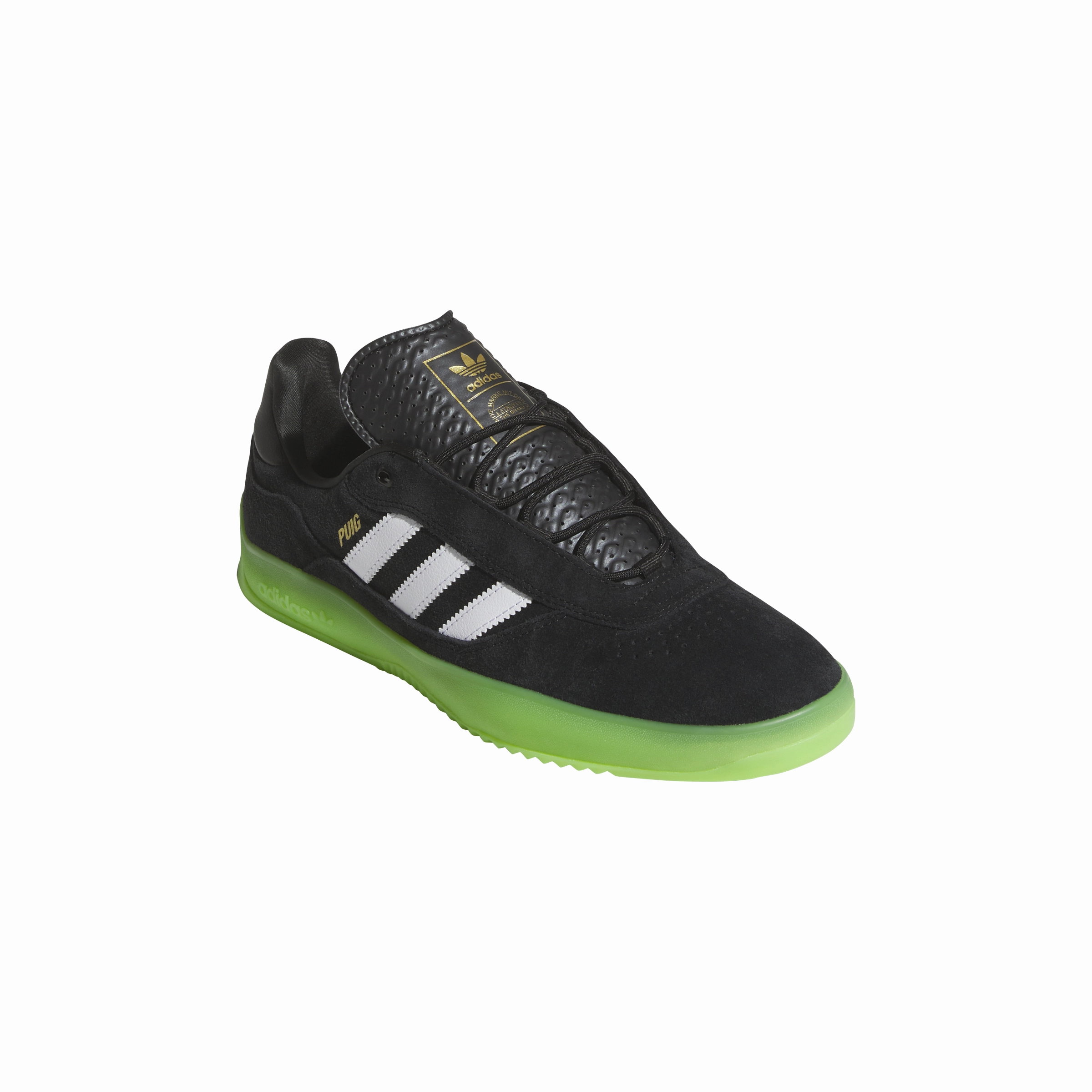 Adidas Harden Volume 8 Basketball Shoes Adidas Puig - Core Black / Cloud White / Semi Solar Green