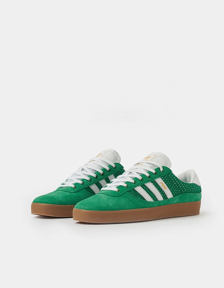 Adidas By Jeremy Scott Shoes adidas Puig Indoor Skate Shoes - Green/White/Gum
