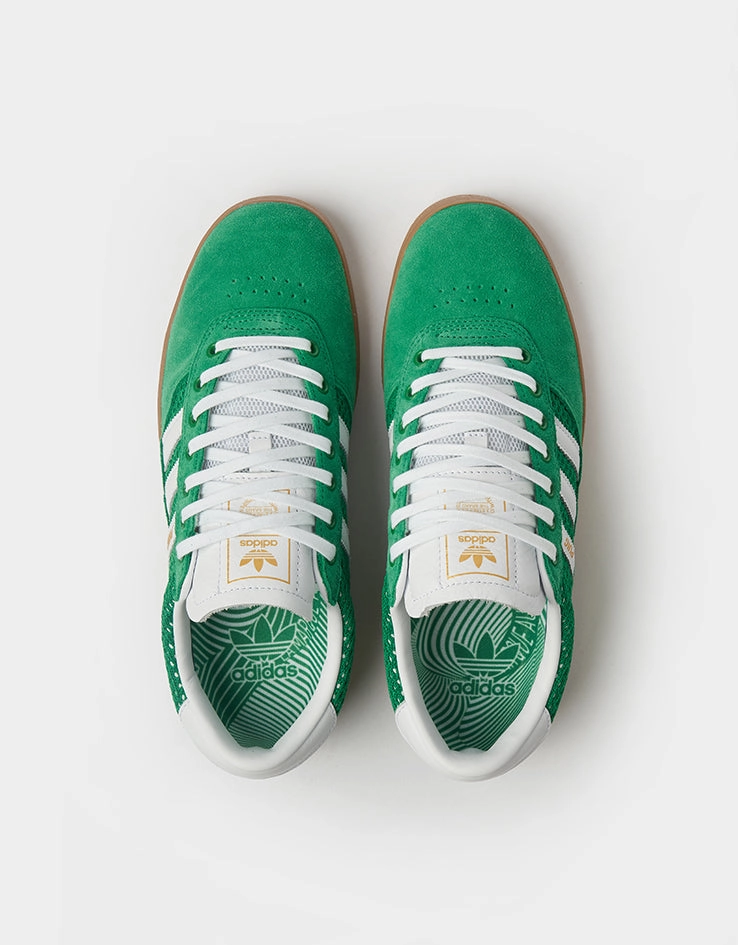 adidas Puig Indoor Skate Shoes - Green/White/Gum Adidas Shoes X Plr