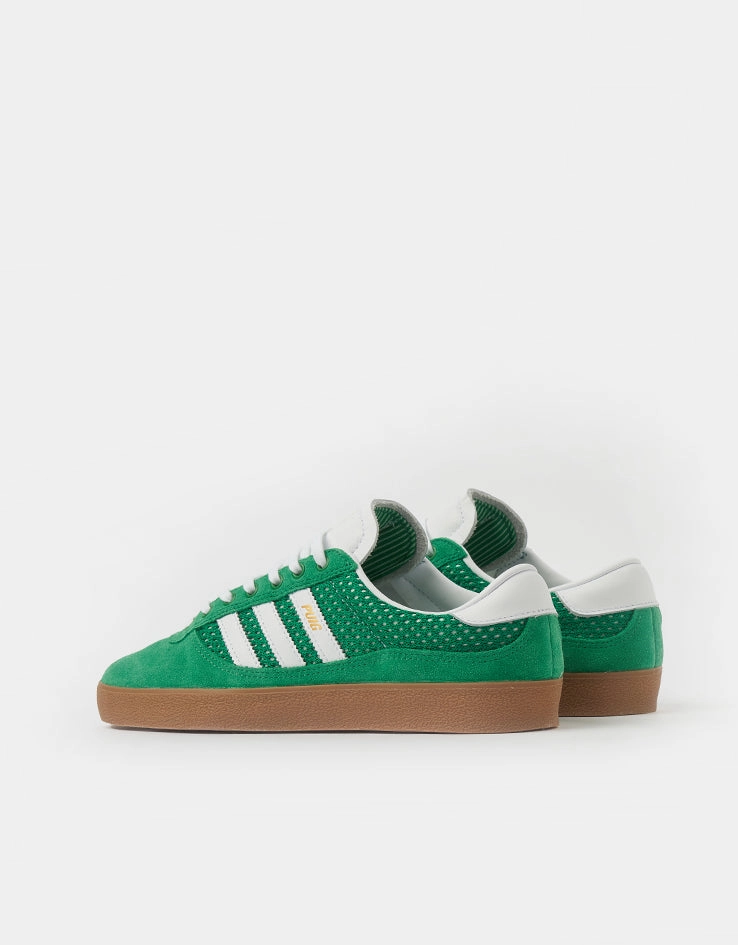 adidas Puig Indoor Skate Shoes - Green/White/Gum Golf Shoes Adidas