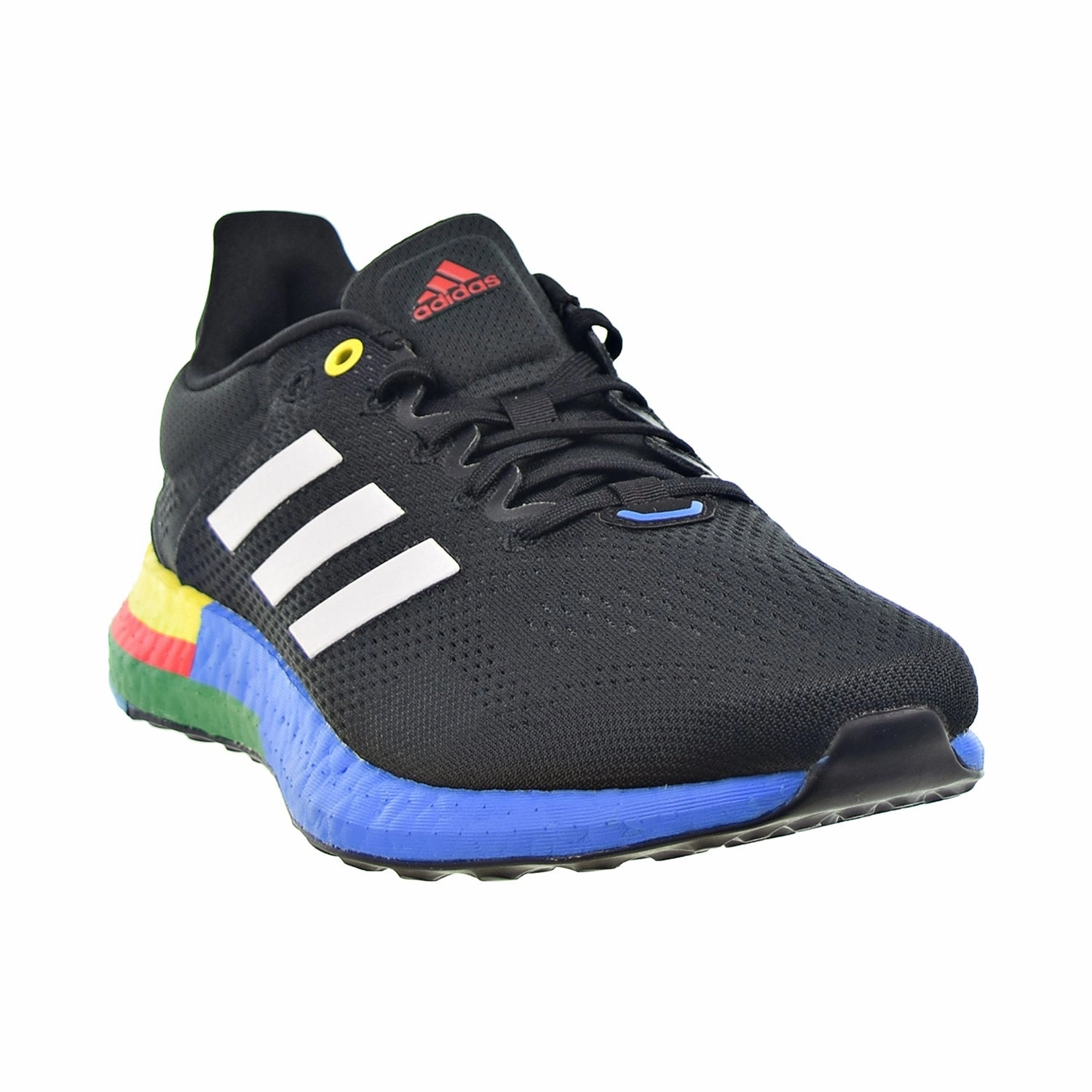 Adidas Pureboost 21 Men's Shoes Core Black-Cloud White-Red Best Trail Running Shoes Waterproof