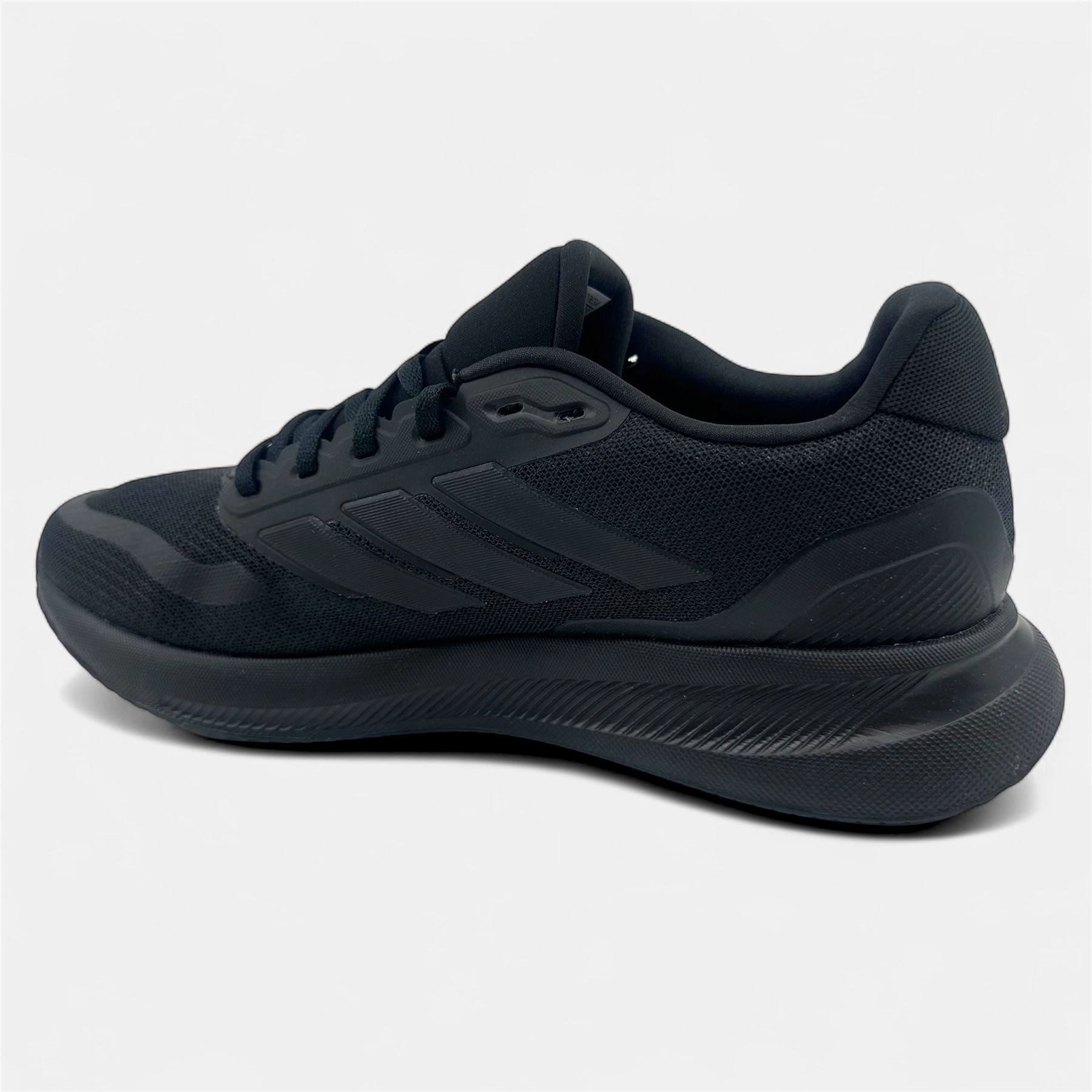Road And Trail Running Shoes Adidas Runfalcon 5 Triple Black Womens Athletic Sneaker