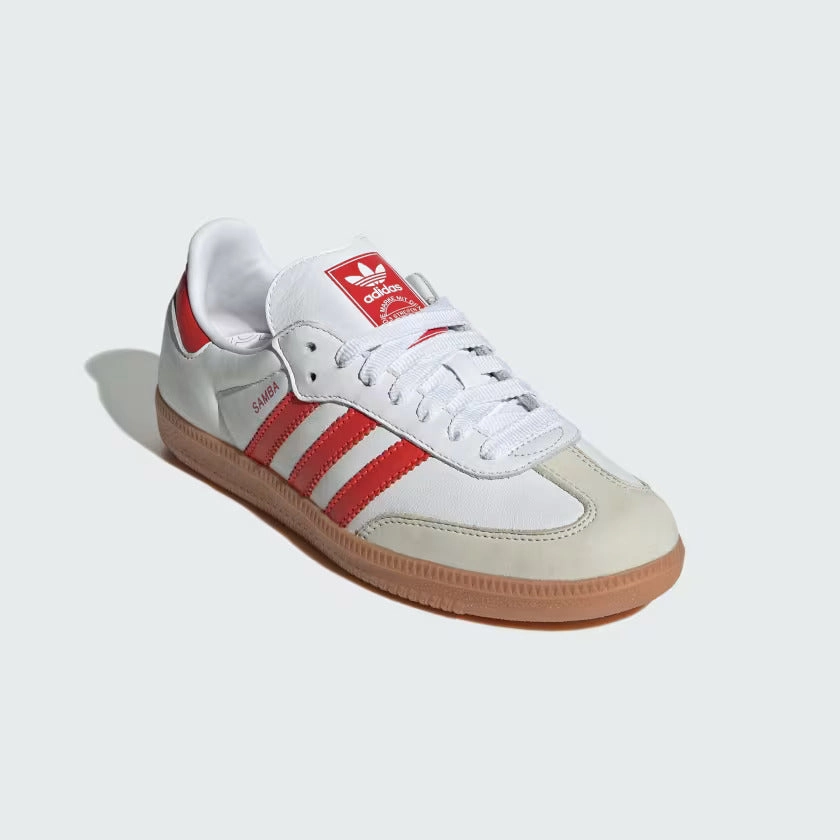 Adidas Minimalist Running Shoes Adidas Samba OG Shoes Cloud White / Solar Red / Off White
