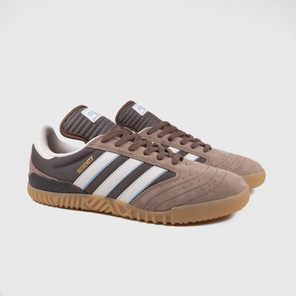 Adidas Galaxy 5 Running Shoes Adidas Skateboarding - Busenitz Indoor Super Shoes - Earth Strata / Crystal White / Charcoal