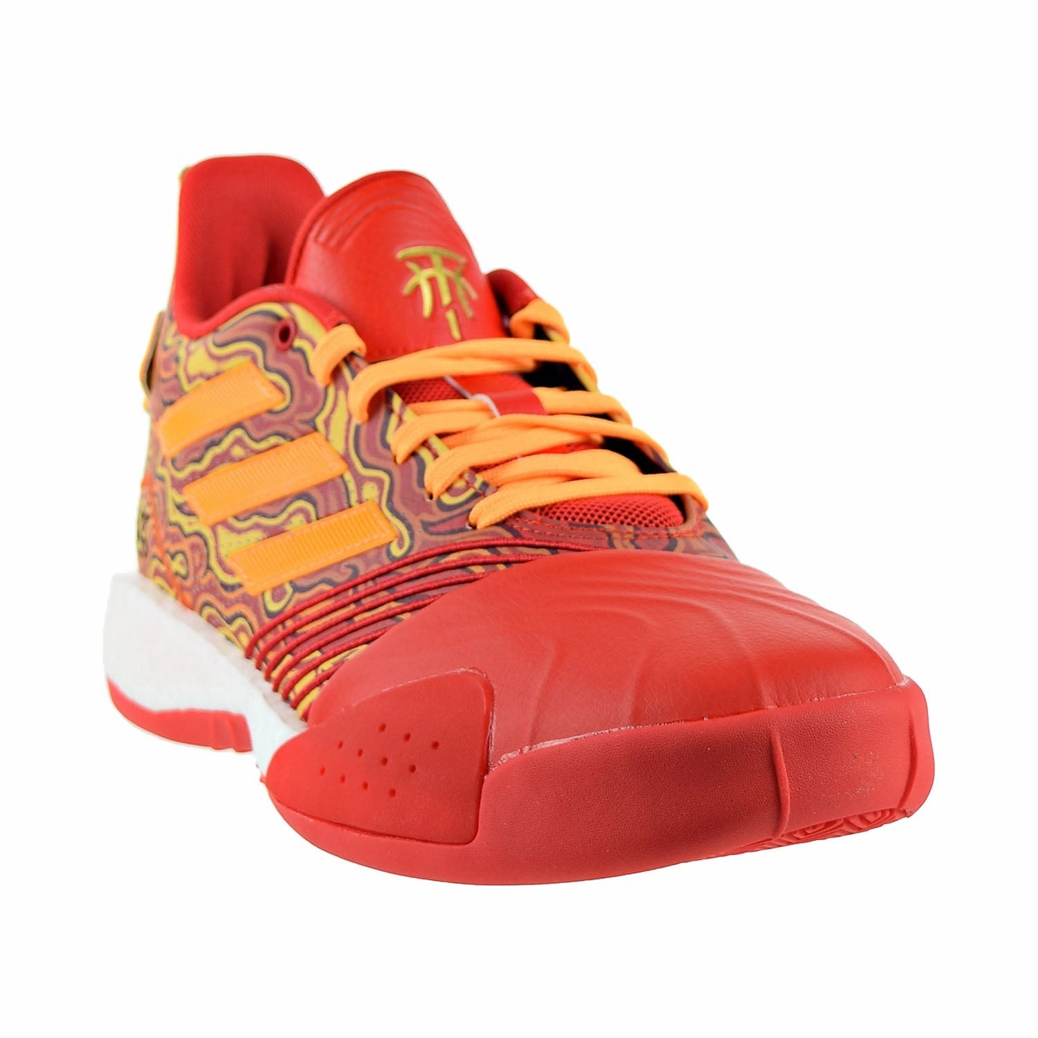 Run Away Shoes Adidas T-Mac Millennium Men's Shoes Scarlet/Gold Metallic