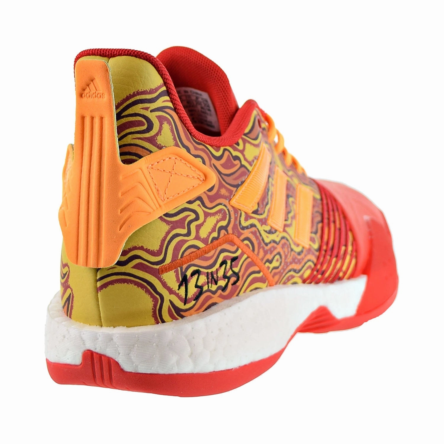 Adidas T-Mac Millennium Men's Shoes Scarlet/Gold Metallic Basketball Running Shoes