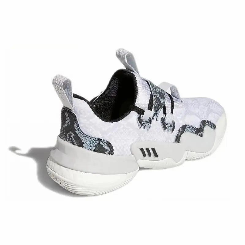 adidas Trae Young 1 Light Solid Grey Snakeskin Sneakers shoes H67753 Adidas Cloudfoam Shoe Sale