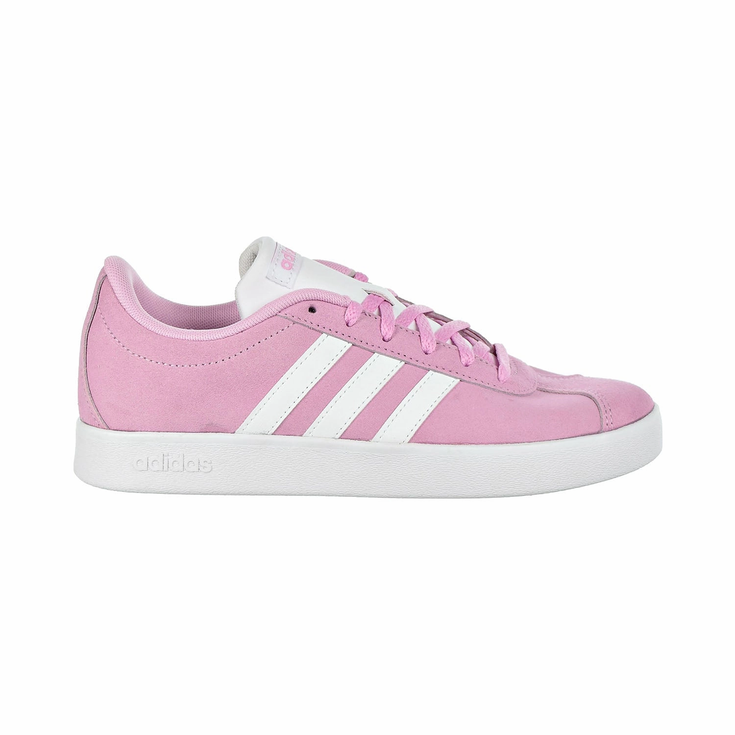 Adidas VL Court 2.0 Kids Shoes Pink/White Adidas Tennis Shoes On Sale