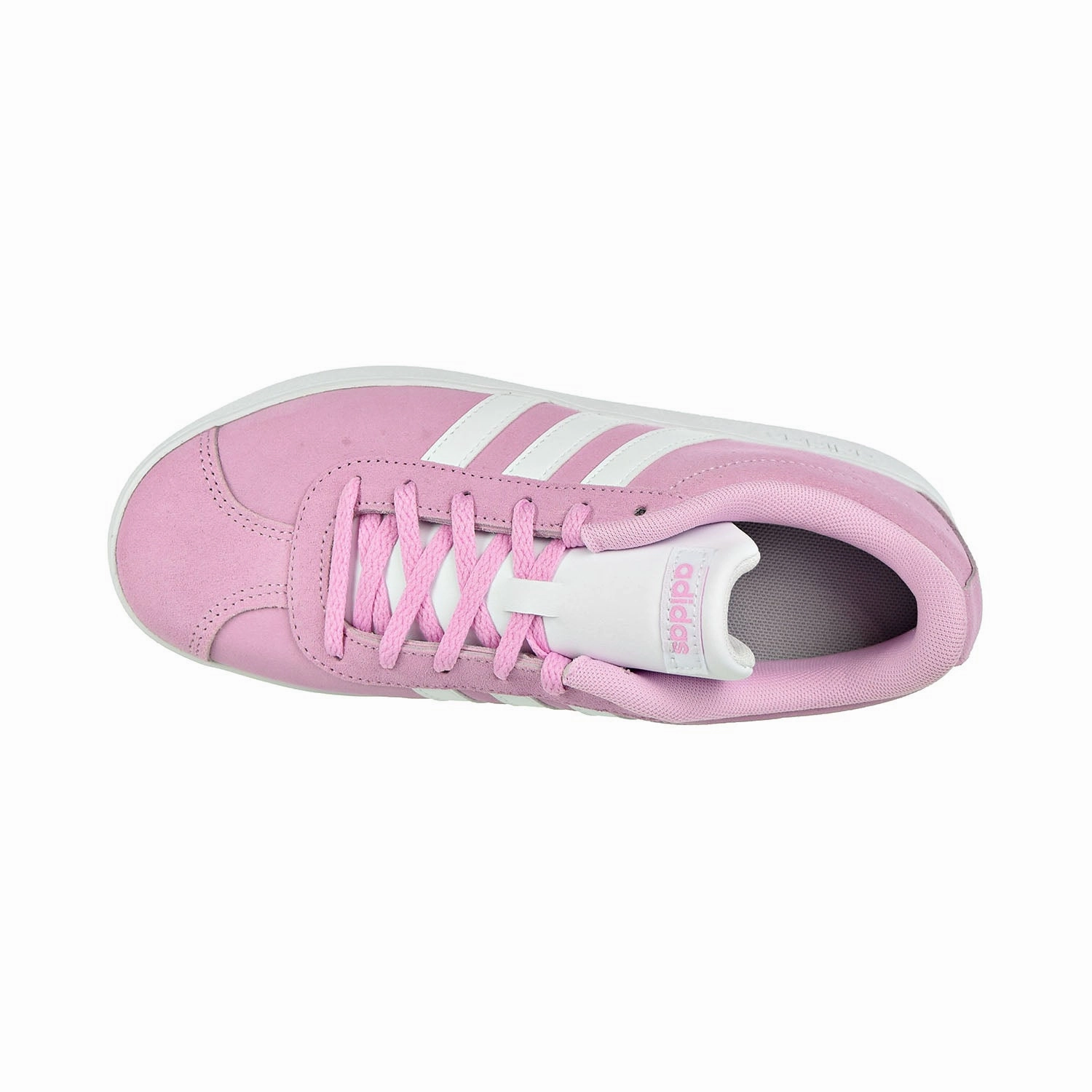 Adidas VL Court 2.0 Kids Shoes Pink/White Adidas High Top Basketball Shoes