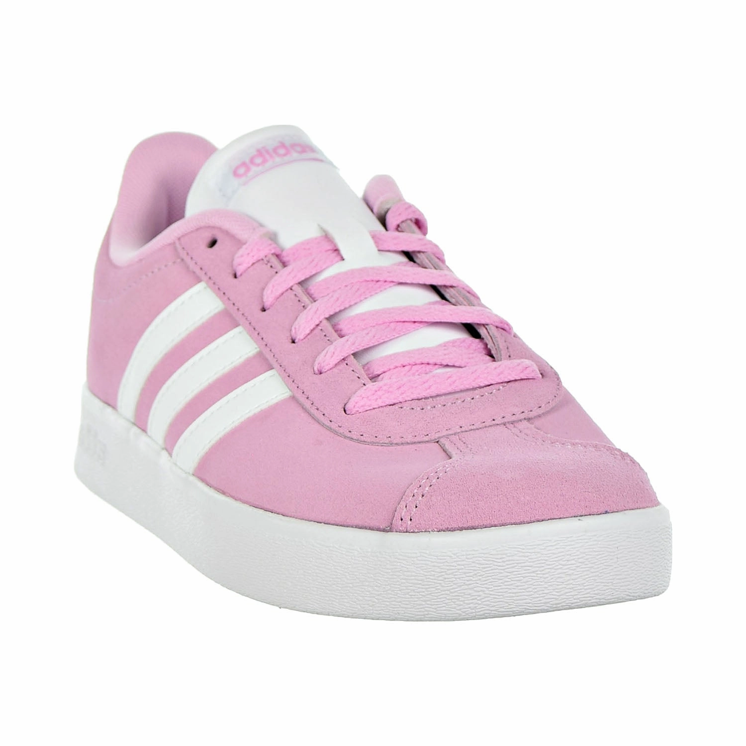 Recycled Plastic Adidas Shoes Adidas VL Court 2.0 Kids Shoes Pink/White