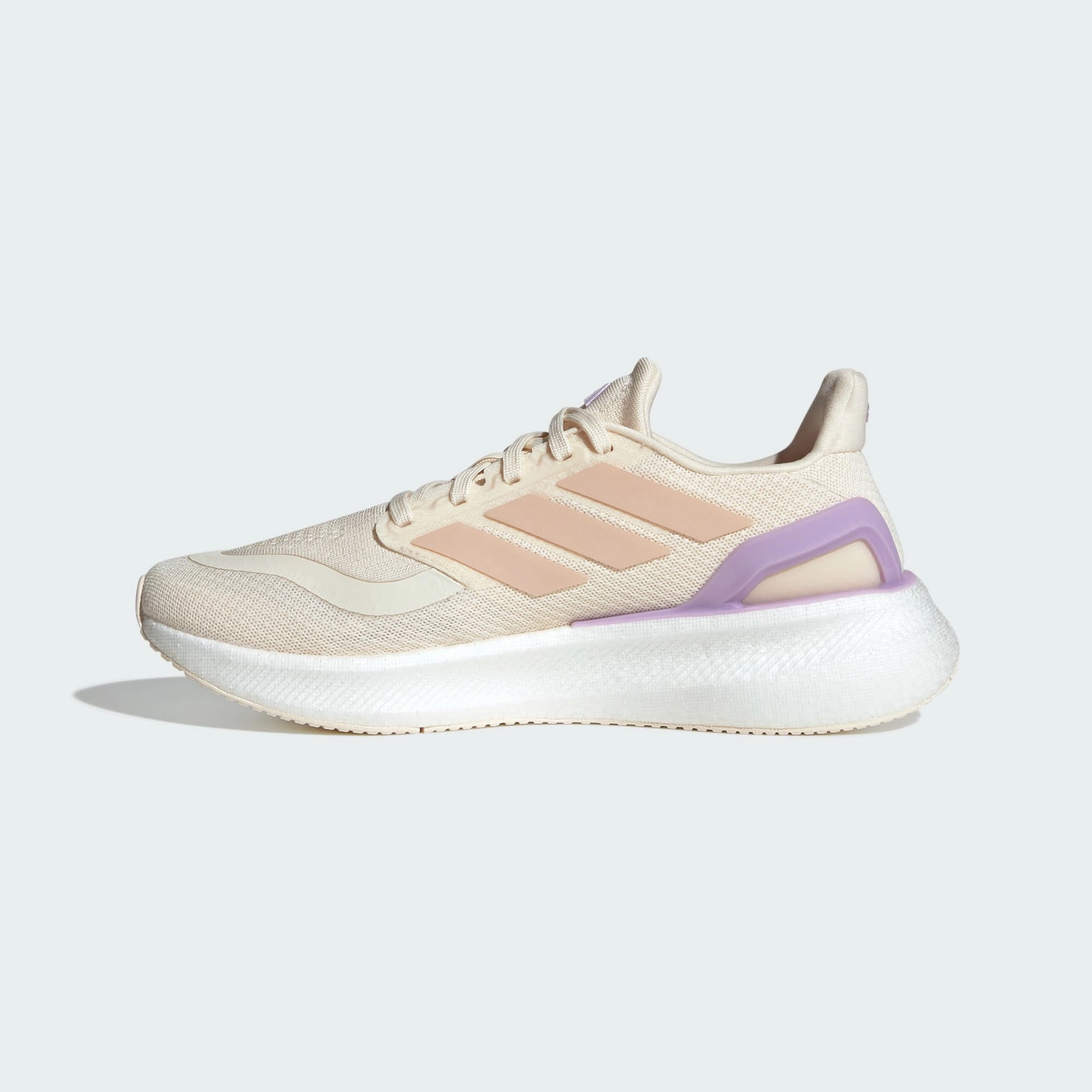Adidas Women's Pureboost 5 Beige/White Running Shoes New Running Shoes 2025