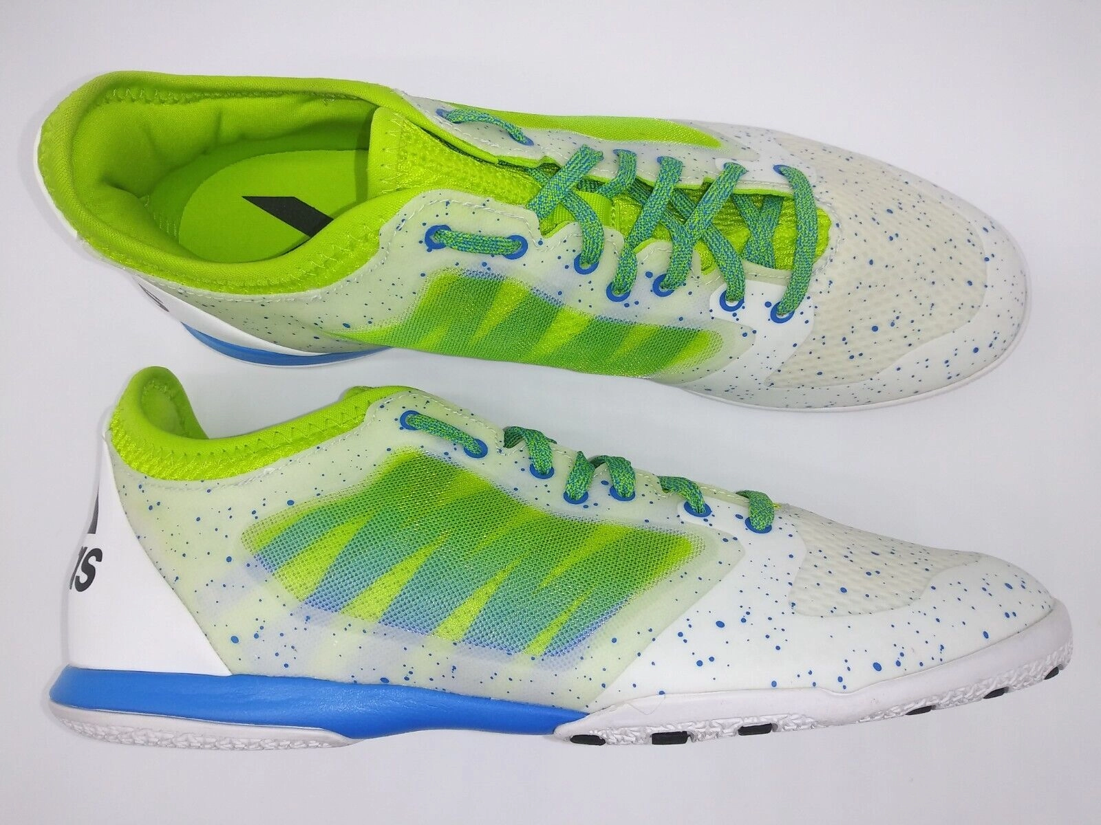 Adidas X 15.1 Court White Green Adidas Adizero Golf Shoes