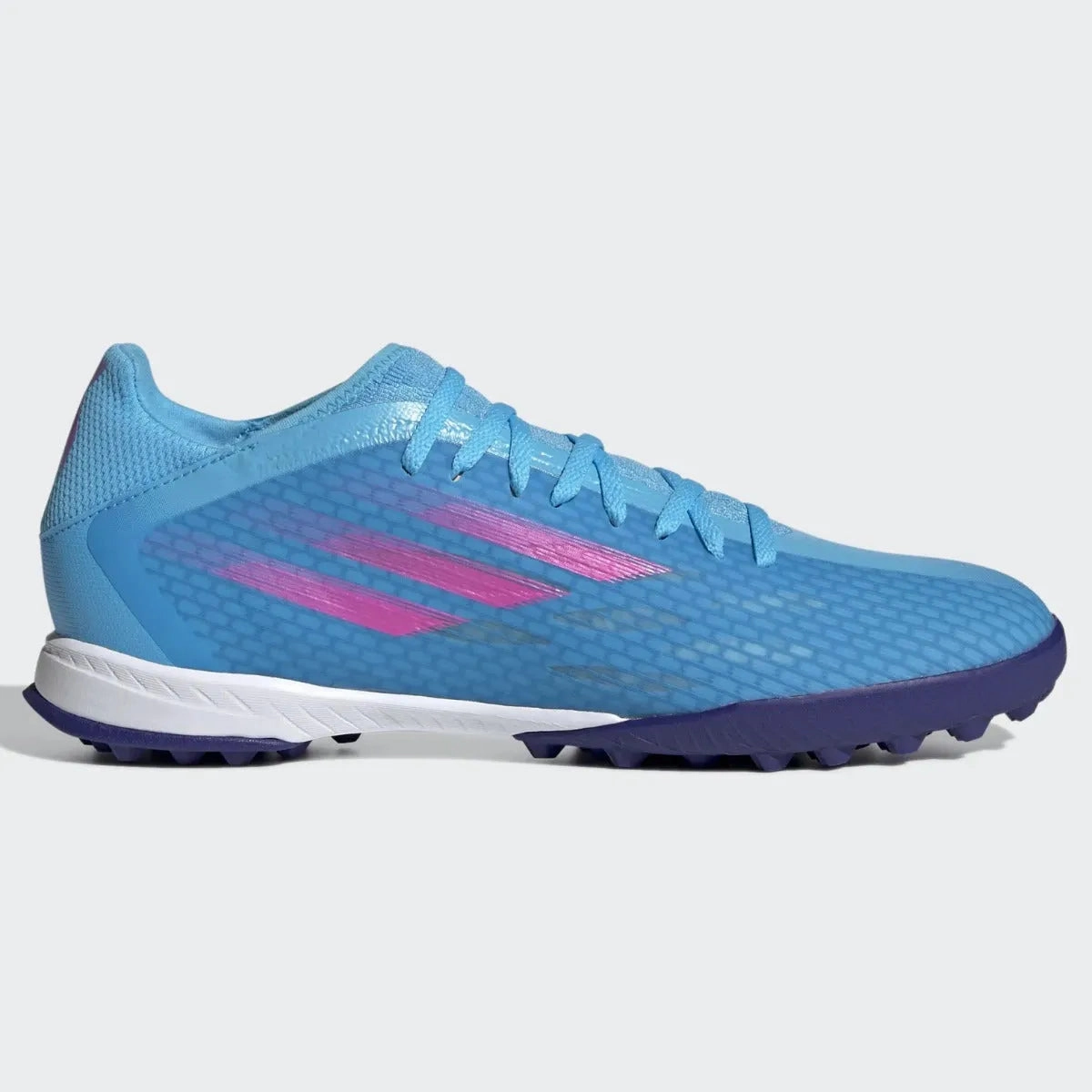 Custom Shoes Adidas adidas X Speedflow .3 Turf - Sky Rush-Shock Pink