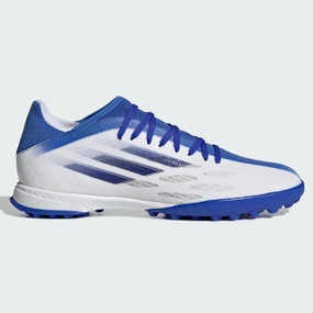 adidas X Speedflow .3 Turf - White-Indigo-Hi Res Blue Adidas Adizero Baseball Turf Shoes
