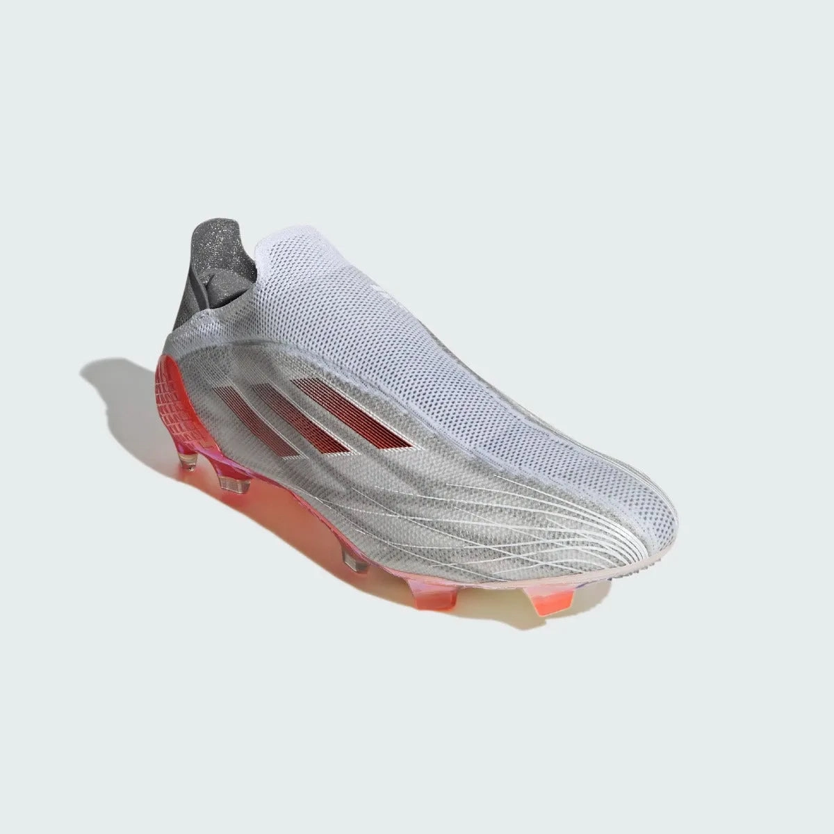 Adidas X Speedflow   FG - White-Iron Metallic Adidas Track Shoes