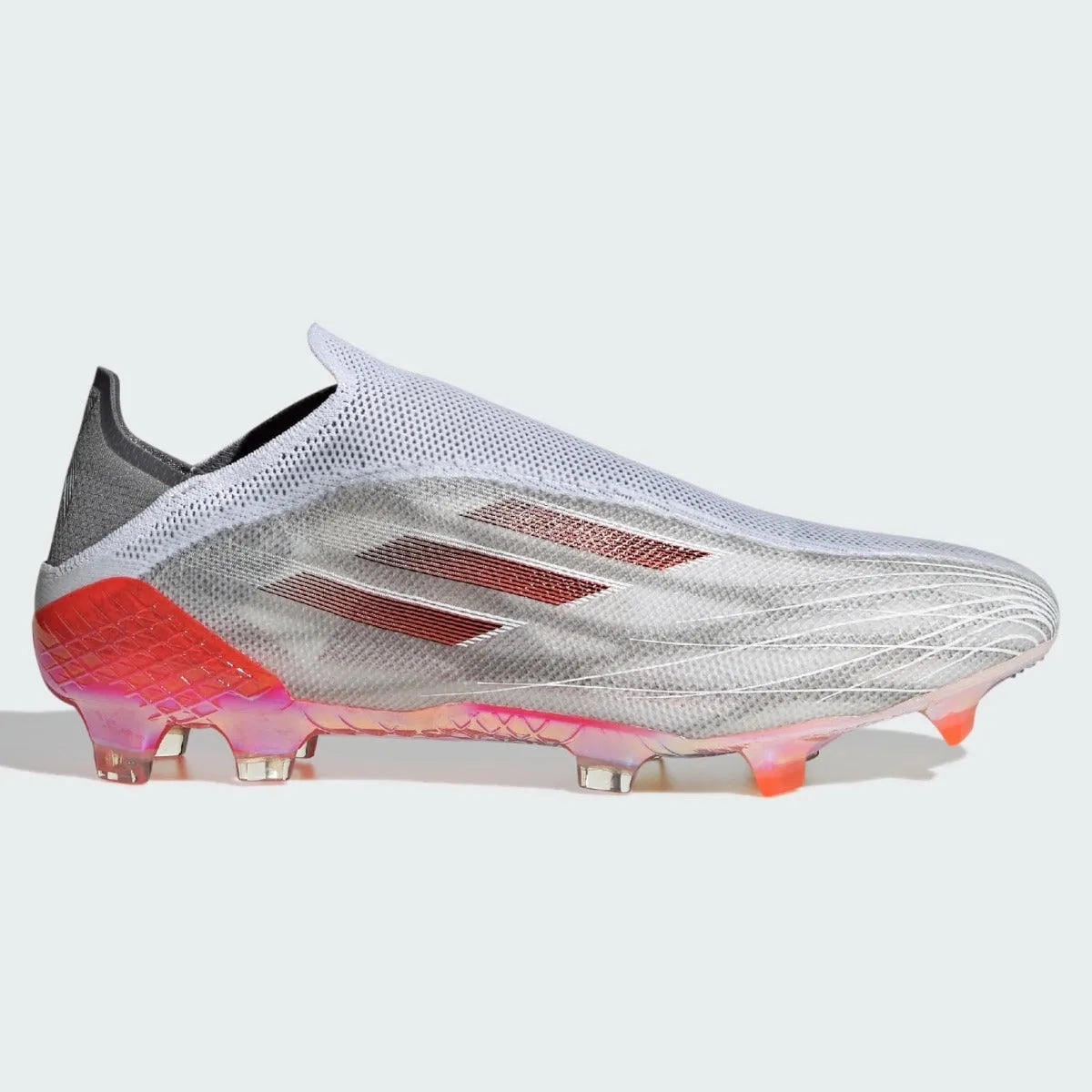 Adidas Basketball Shoes Adizero Adidas X Speedflow   FG - White-Iron Metallic