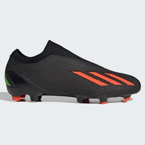 Limited Edition Adidas Shoes adidas X SpeedPortal .3 Laceless FG - Black-Solar Red