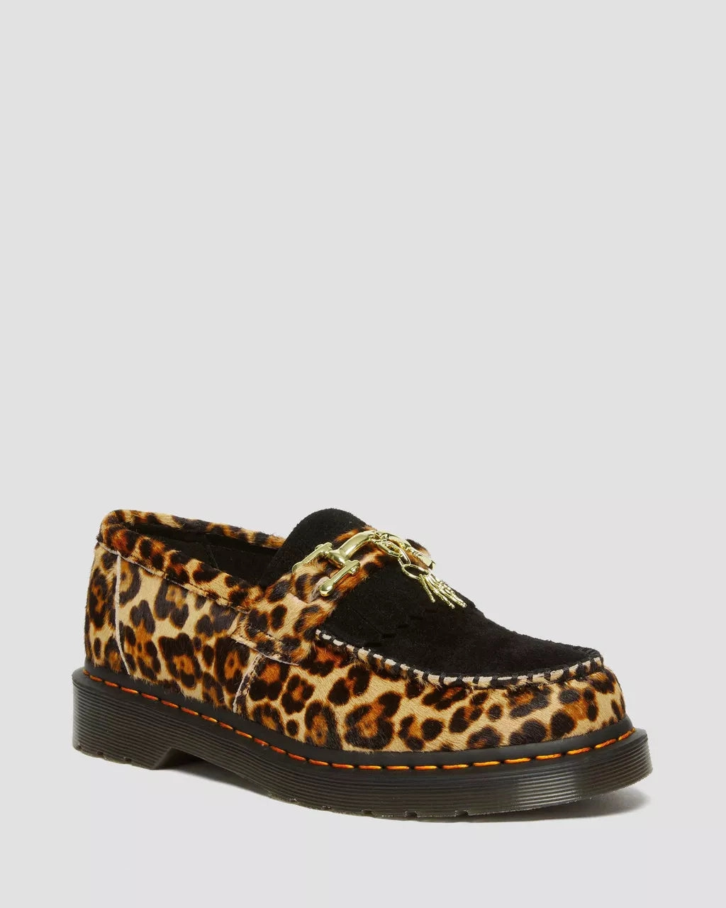 Loafers Tux Adrian Hair-On Leopard Print Snaffle Loafers