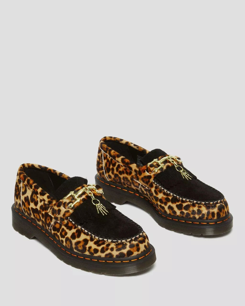 Adrian Hair-On Leopard Print Snaffle Loafers H And M Loafers