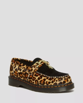 Adrian Hair-On Leopard Print Snaffle Loafers Madewell Loafers