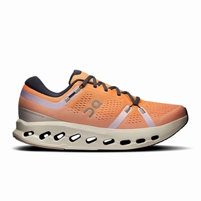 Clifton Running Shoes Men's On Cloudsurfer 2 Running Shoe in Tangerine | Ivory