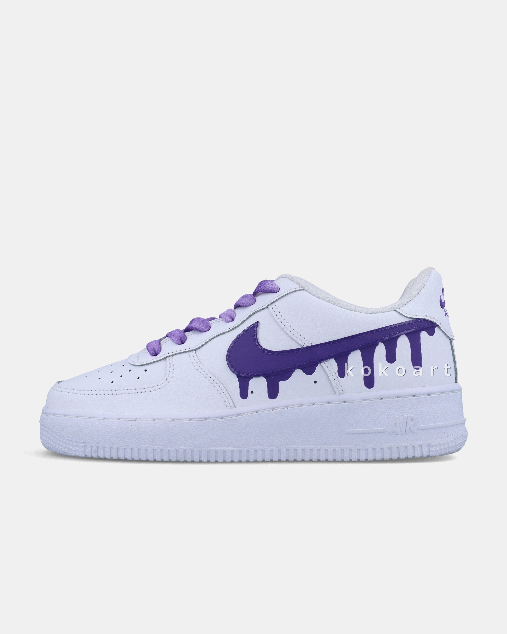 AF1 Purple Drip Best Asics Shoes For Heel Spurs
