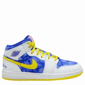 Air Jordan 1 Mid Sneaker School (Big Kid) Sneakers Strap