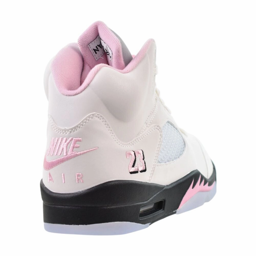 Air Jordan 5 Retro OG Men's Shoes White/Medium Soft Pink/Black hq7978-102 Air Max Estrea Casual Shoes