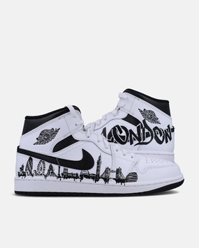 Asics Running Shoes Neutral Runners Air Jordan Black and White London Skyline