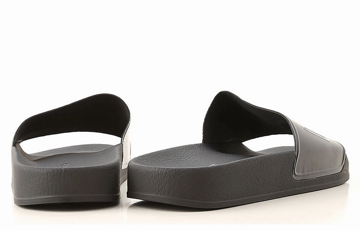 Chloe Sandals Alexander McQueen Logo Sandals Black/White 547040-R2587-1006 #