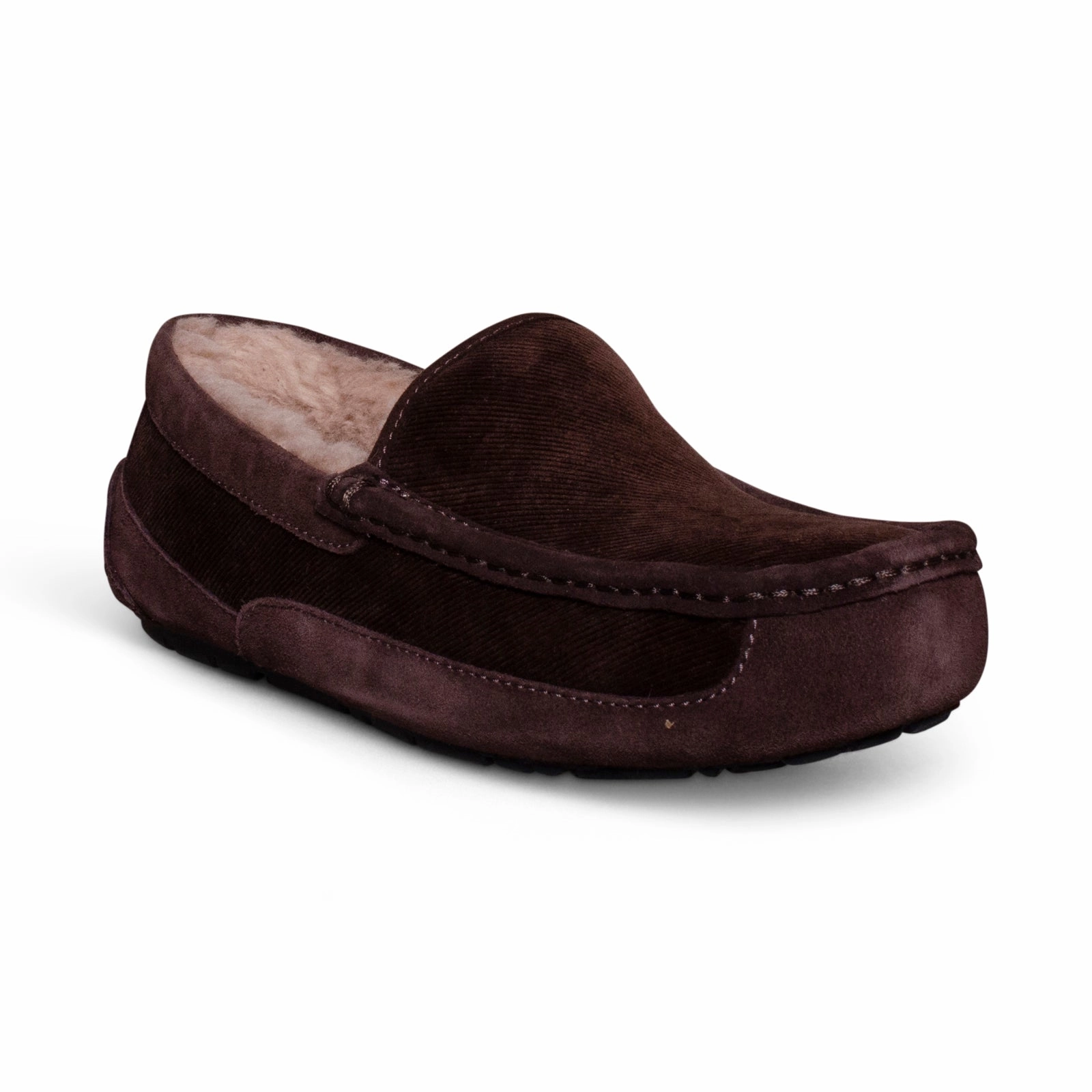 UGG Ascot Corduroy II Stout Slippers - Men's House Guest Slippers