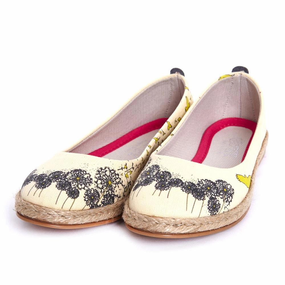 Dandelion Ballerinas Shoes FBR1180 Comfortable Flat Leather Shoes