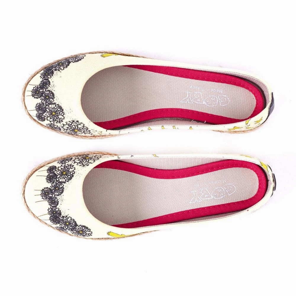 Flat Evening Shoes Dandelion Ballerinas Shoes FBR1180