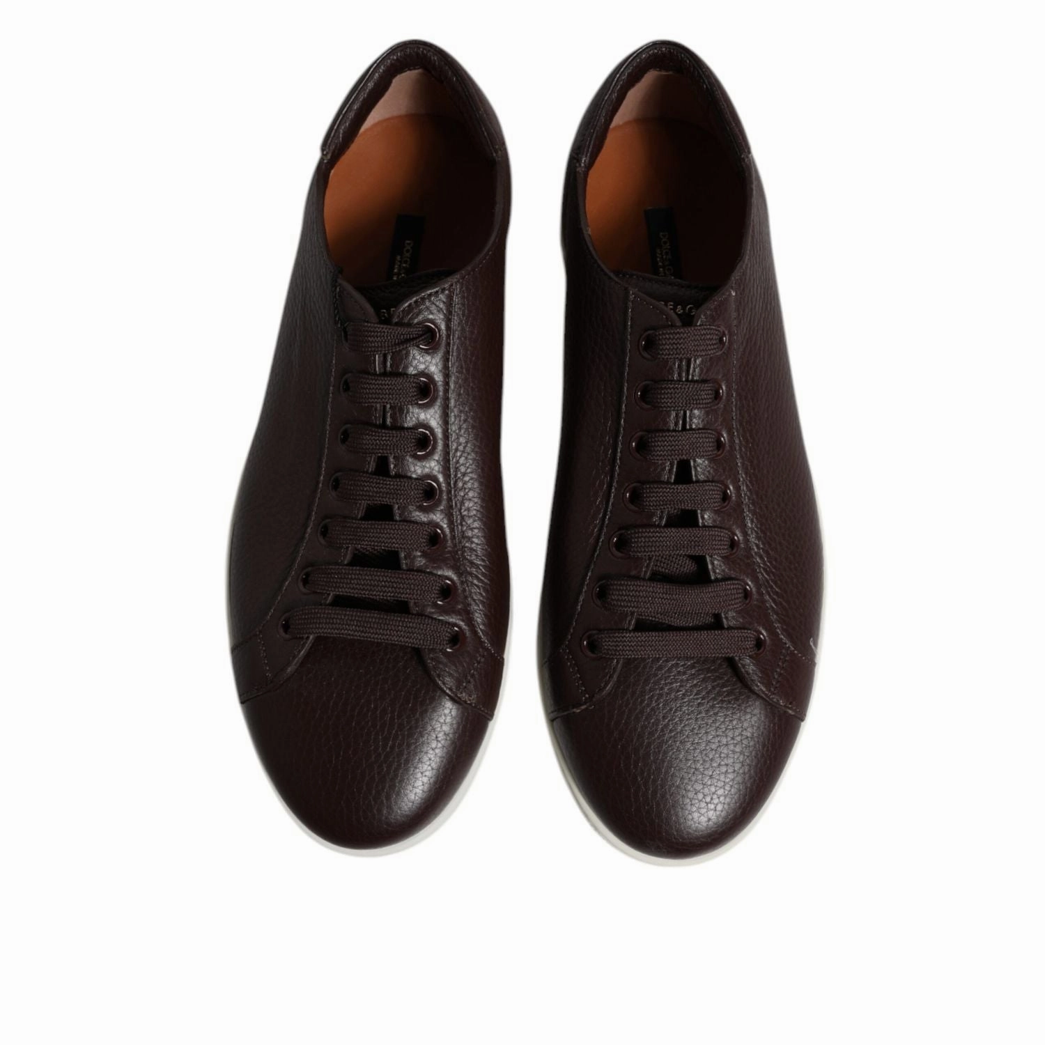 Best Basketball Sneakers For Outdoor Dolce & Gabbana Brown Low Top Men Saint Tropez Sneakers Shoes