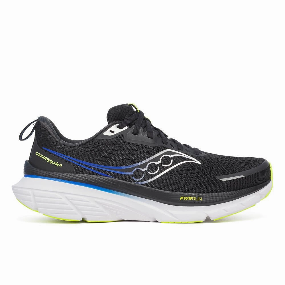 Lightweight Trail Running Shoes Saucony Guide 18 M | Black/Lapis