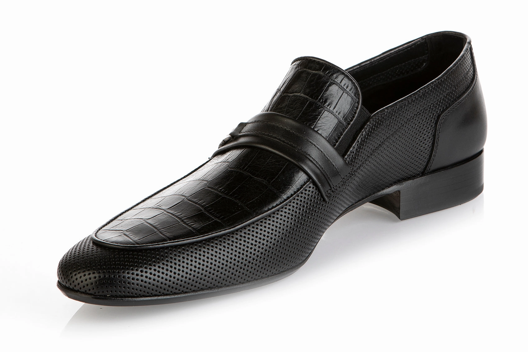 Light In His Loafers 8507 Good Man Shoes / Black