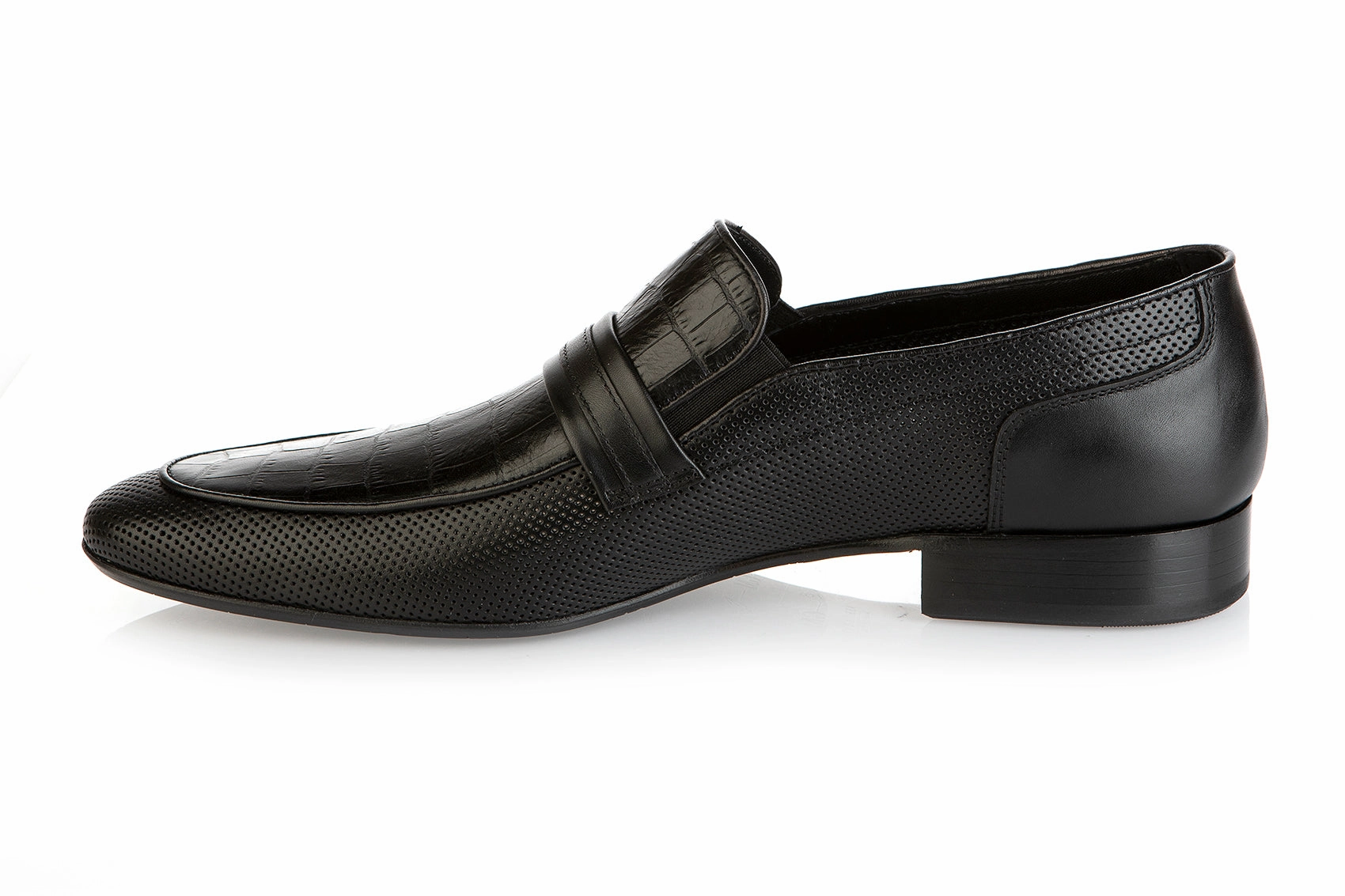 8507 Good Man Shoes / Black Aldo Bigstrut Loafers